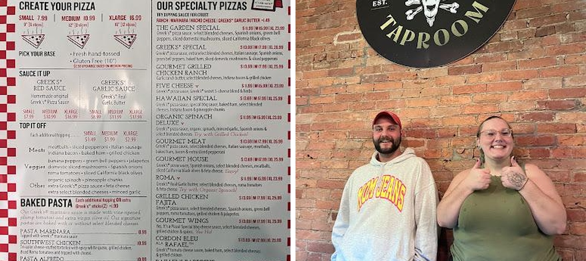Groggy Goat Taproom Menu